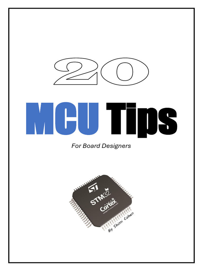 20 MCU Tips For Board Designers | PDF | Microcontroller | Capacitor
