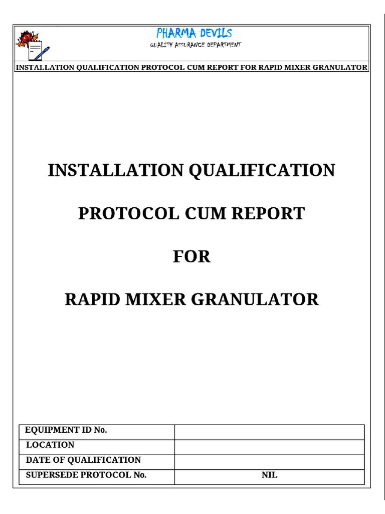 Installation Qualification of RMG Execution Documents 1749094099 | PDF