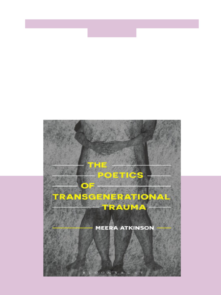 The poetics of transgenerational trauma Atkinson available instanly ...