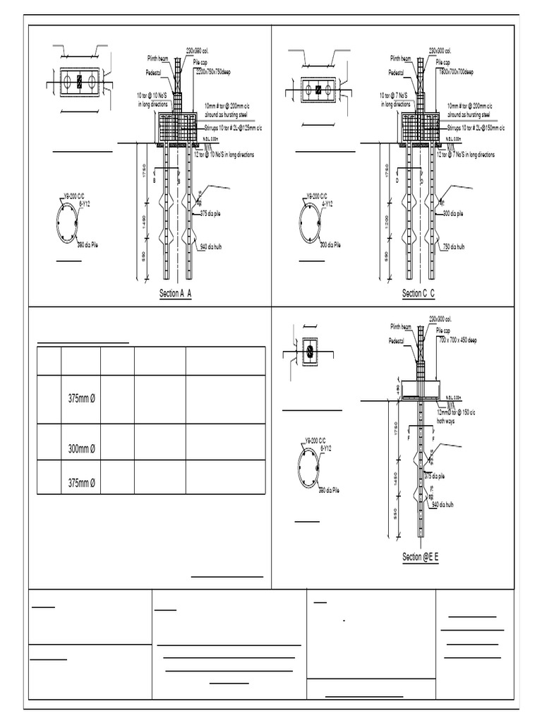 Pile Foundation Plan for Classrooms | PDF | Chess Theory | Chess