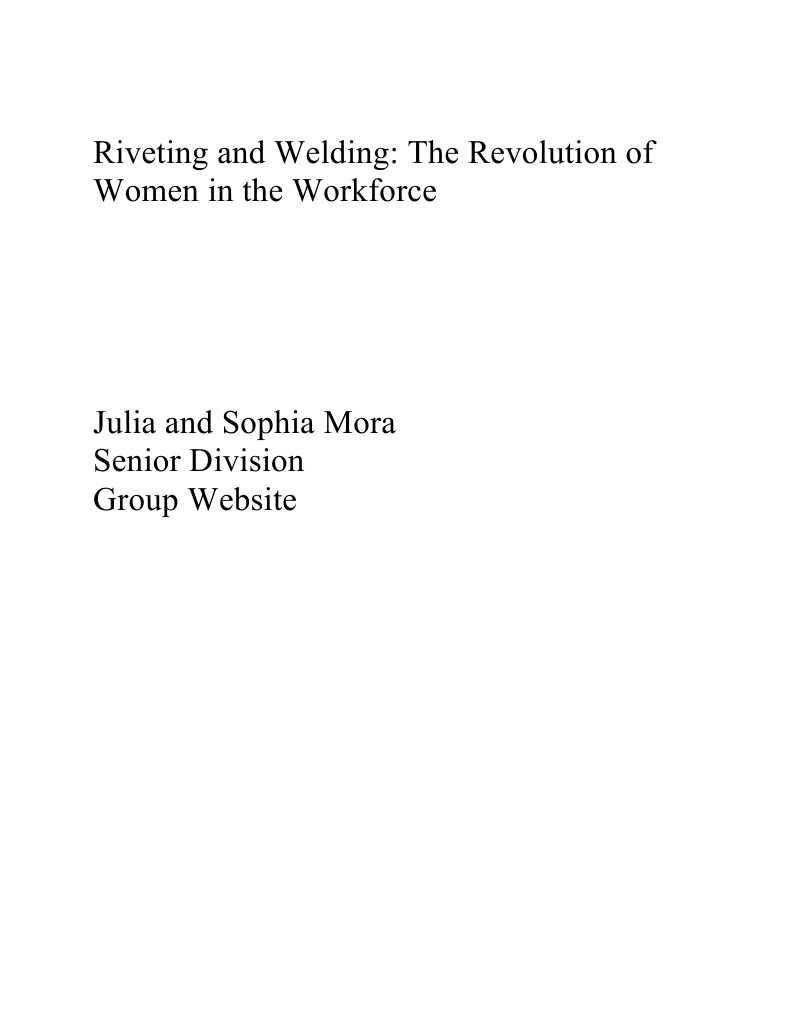 Women in Workforce: Historical Insights | PDF | African American Civil ...