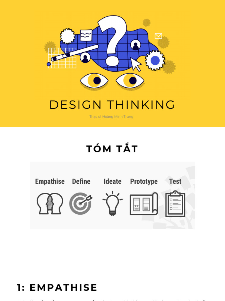 Design Thinking Tom Tat | PDF