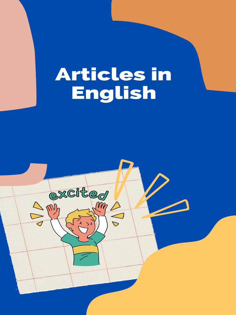 Articles in English | PDF | Sintaxis | Vocabulario