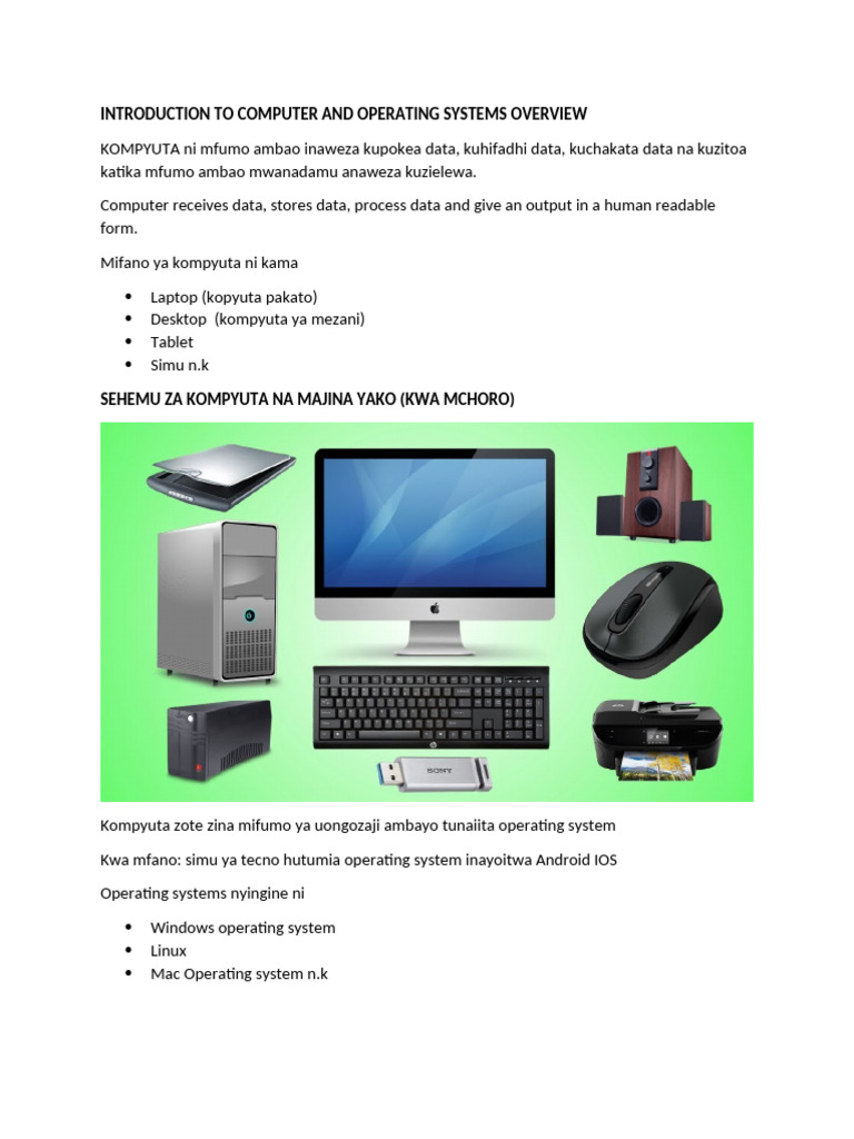 Introduction To Computer Online Course | PDF