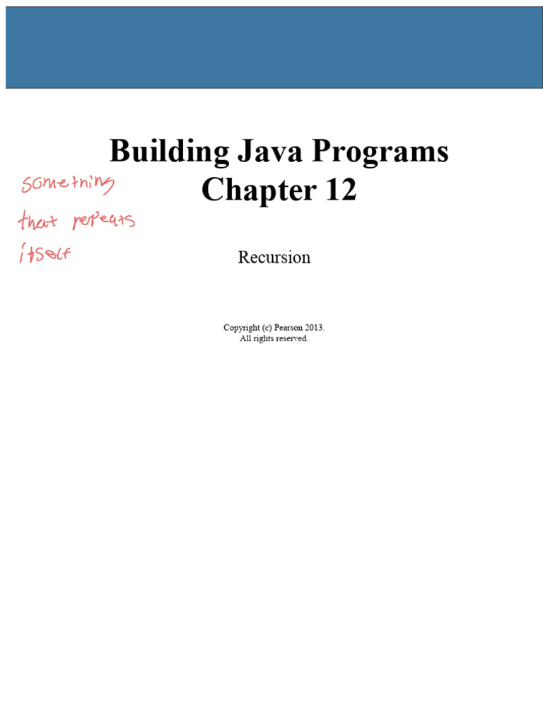 Building Java Programs: That Itself | PDF | Integer (Computer Science ...
