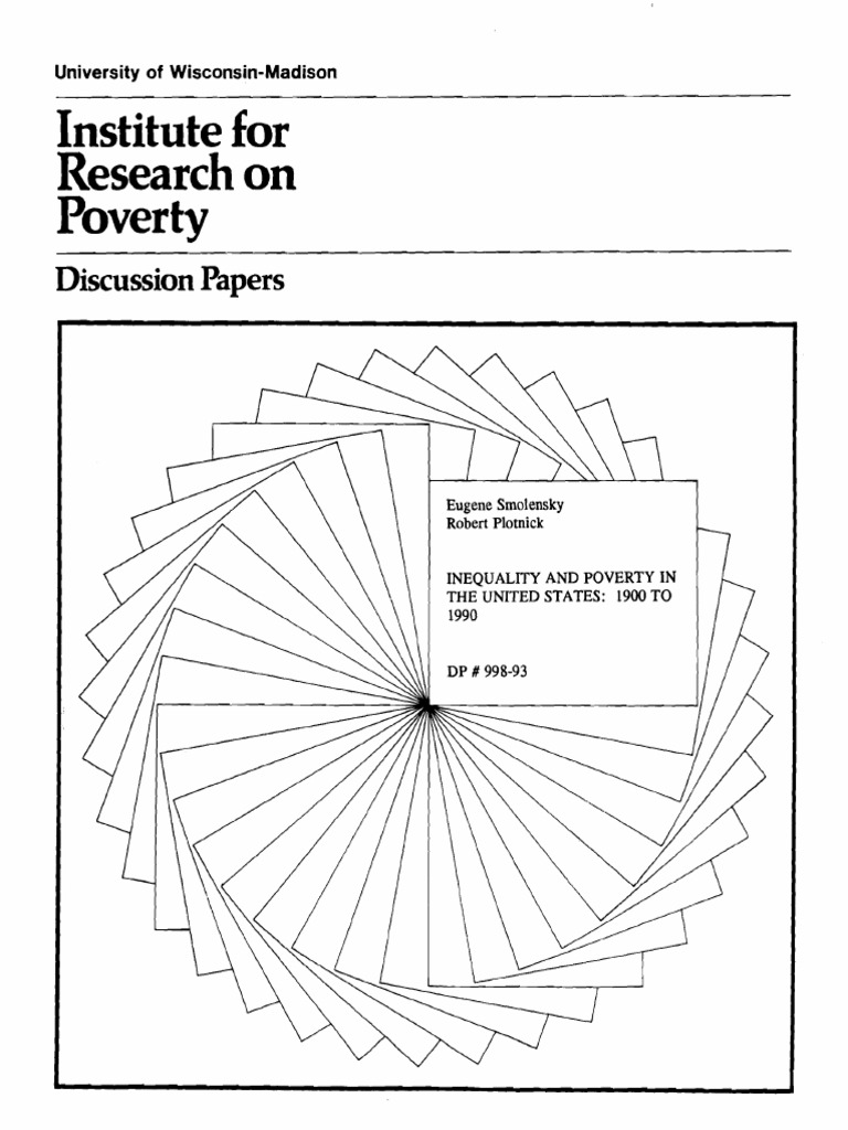 US Income Inequality and Poverty Trends 1900-1990 | PDF | Labour ...