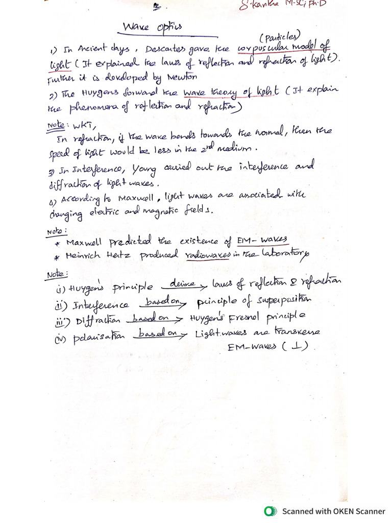 Physics Notes | PDF