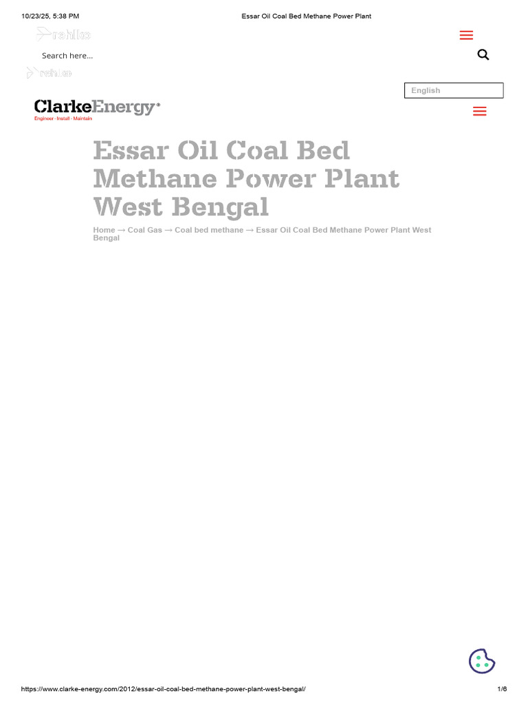 Essar Oil Coal Bed Methane Project | PDF | Coalbed Methane | Natural Gas