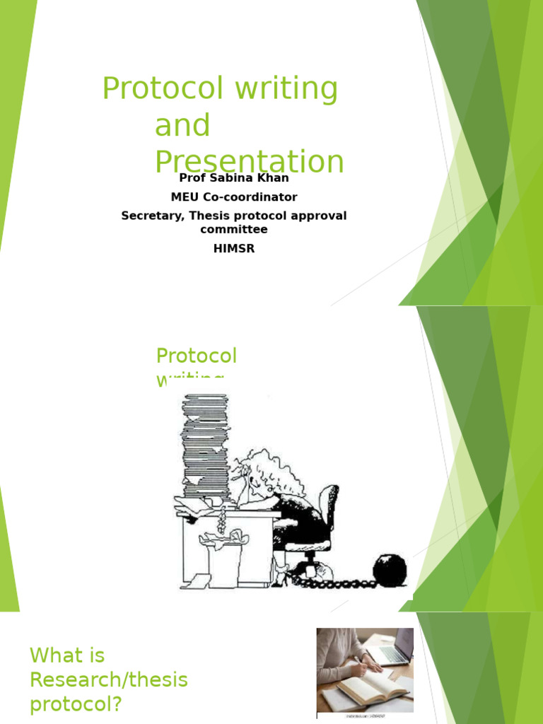 Thesis Protocol Writing Guide | PDF | Citation | Sampling (Statistics)