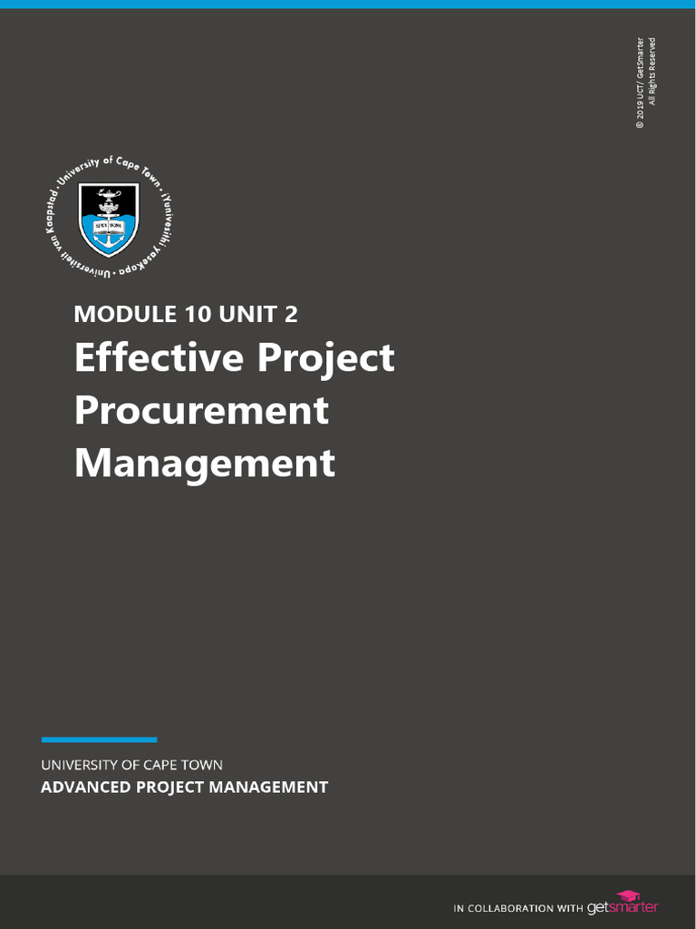 Effective Project Procurement Management | PDF | Procurement | Project ...