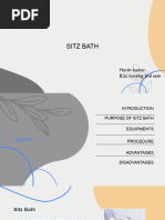 Sitz Bath Setup and Cleaning Guide | PDF | Bathing | Hygiene