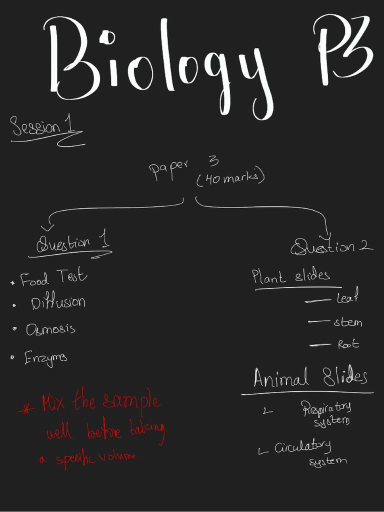 Biology P3 Notes | PDF