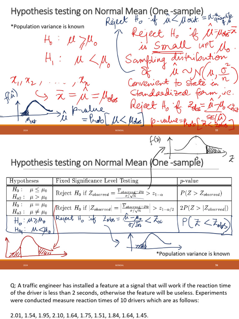 Hypothesis Testing Techniques 2024 | PDF