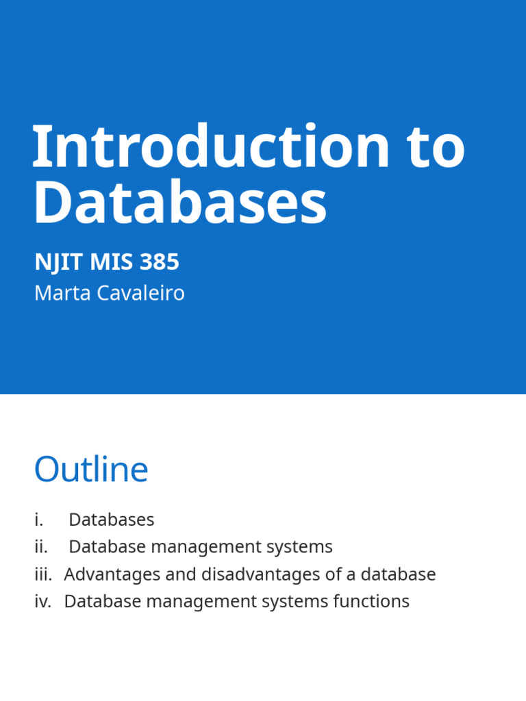 Introduction to Database Management Systems | PDF | Databases | Sql