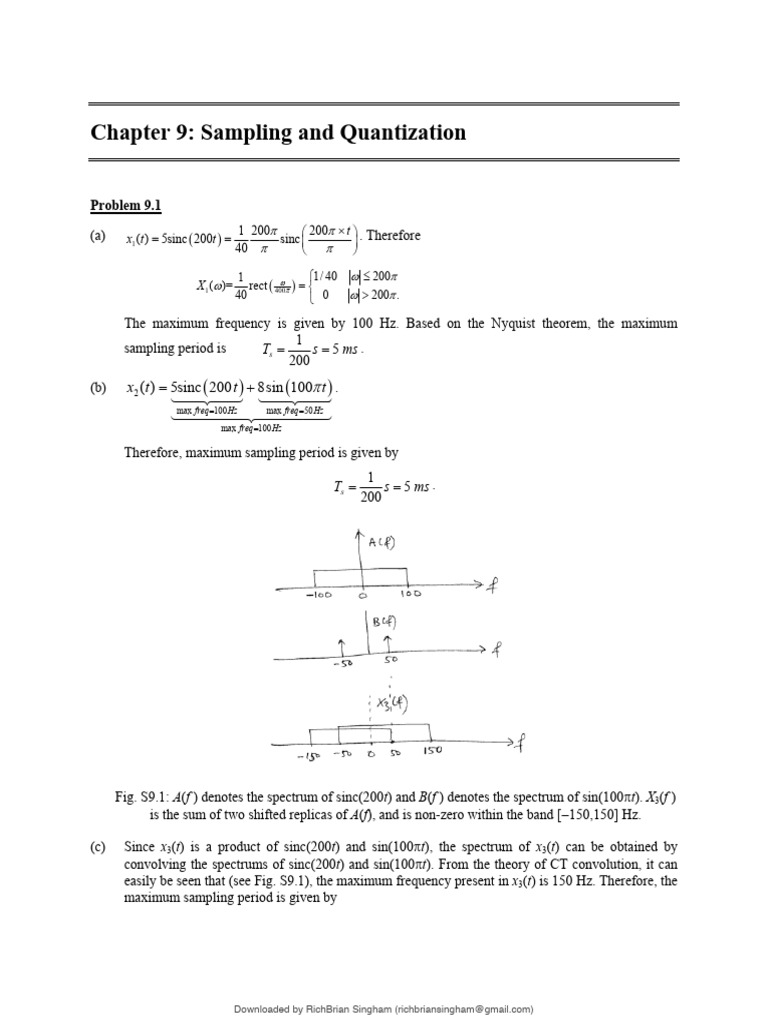 Continuous and Discrete Time Signals and Systems Mandal Amp Asif ...