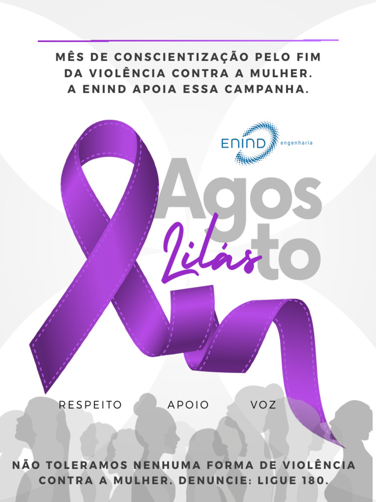 Agosto Lilás Simples Roxo | PDF