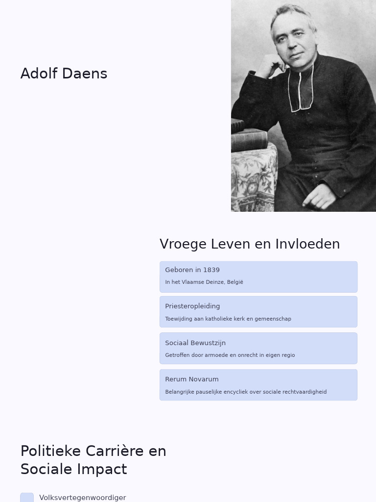 Adolf Daens | PDF