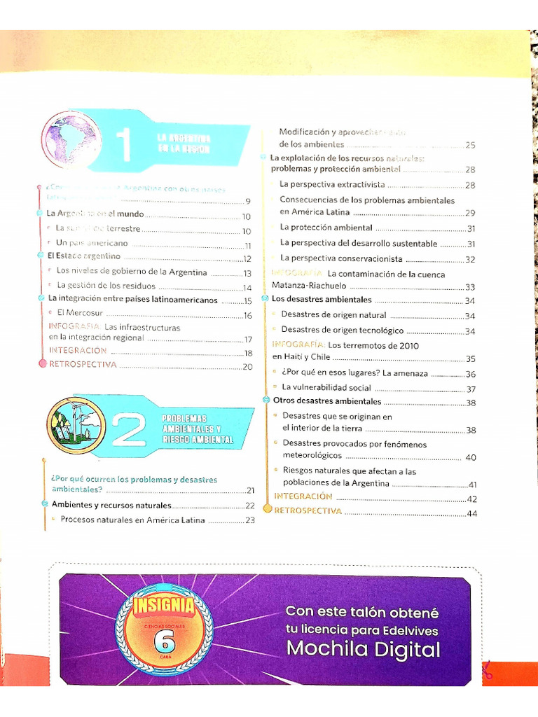 Ciencias Sociales 6 Insignia | PDF