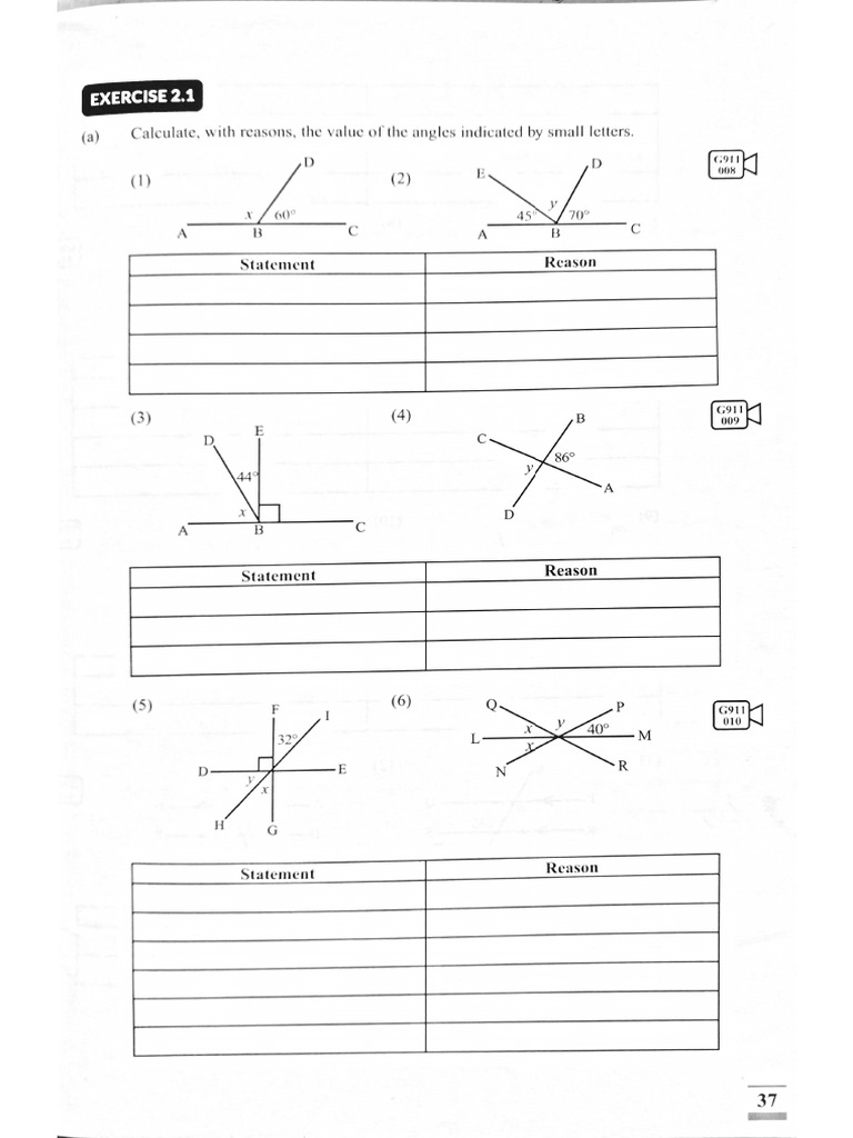 Grade 9 Geometry of Straightline | PDF