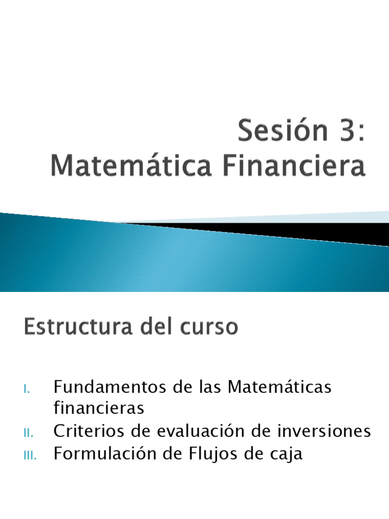 Fundamentos de Matemáticas Financieras | PDF | Tasa interna de retorno ...