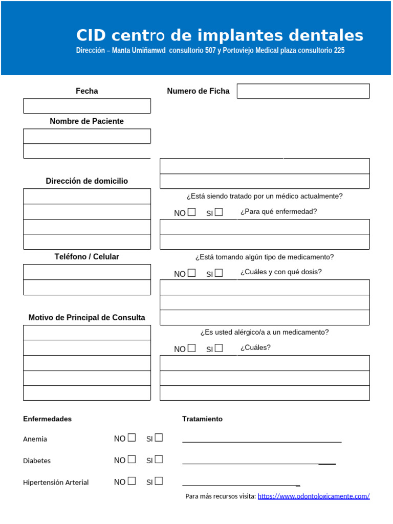 Ficha Cid. | PDF
