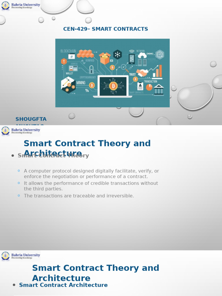Lecture 6 Smart Contract Development 24032025 092604am | PDF ...