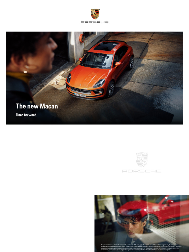 New Porsche Macan: Performance & Design | PDF | Trunk (Car) | Loudspeaker