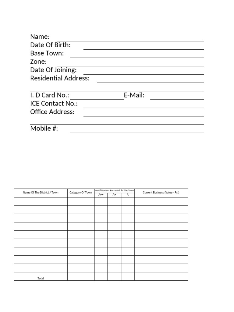 Doctor Contact and Call Data Report | PDF | Practice Of Medicine ...