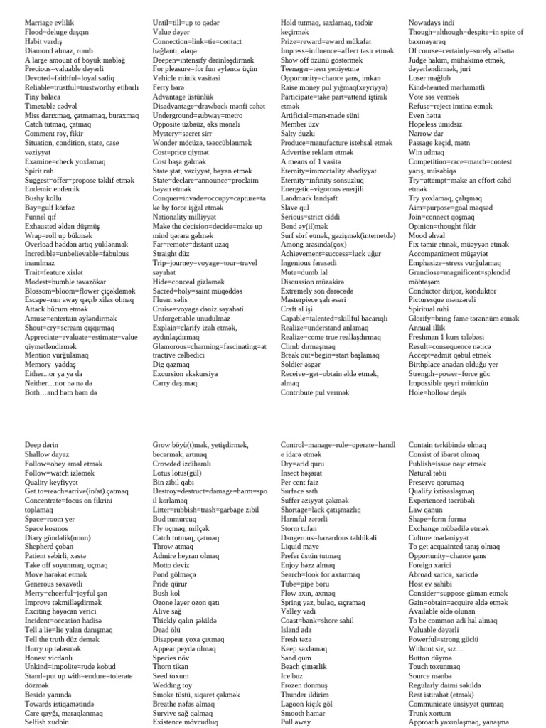 7th Grade Vocab | PDF