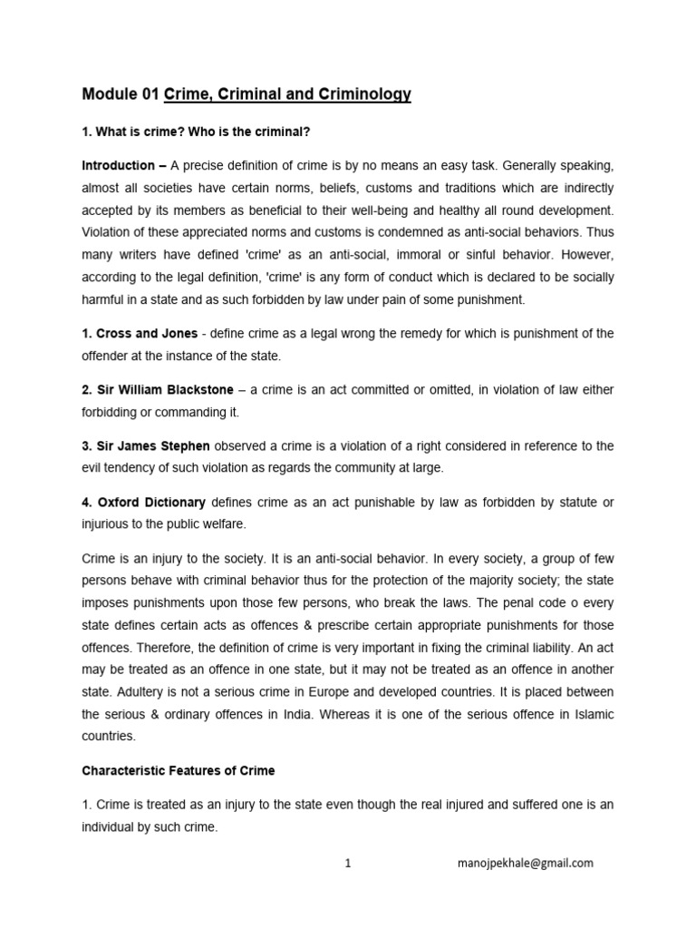Understanding Crime and Criminal Law | PDF | Mens Rea | Crimes