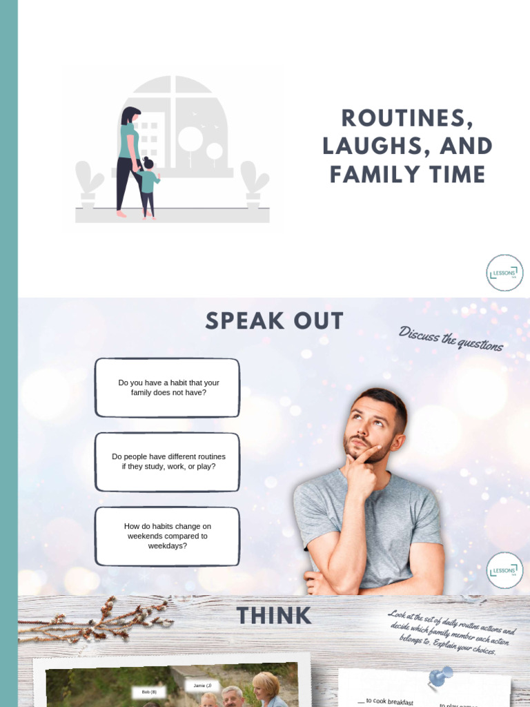 Family Routines and Daily Habits | PDF | Lunch | Linguistics