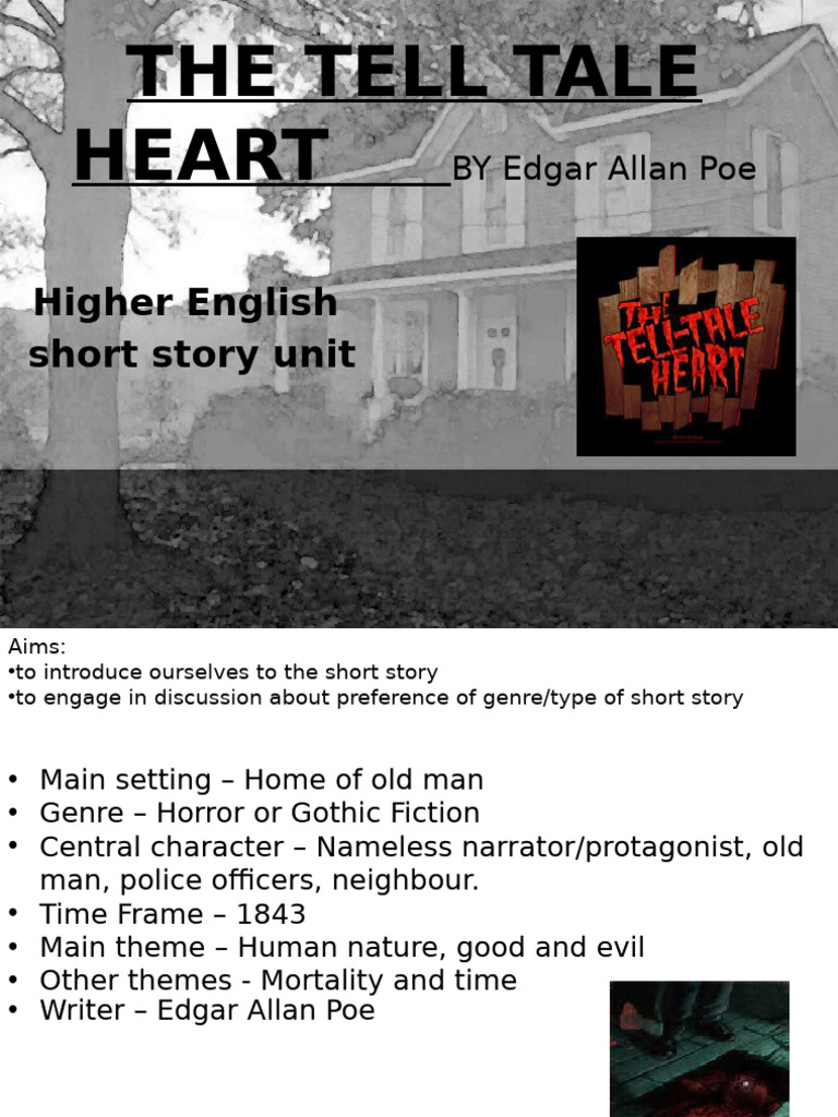 TELL TALE HEART Edgar Allan Poe | PDF