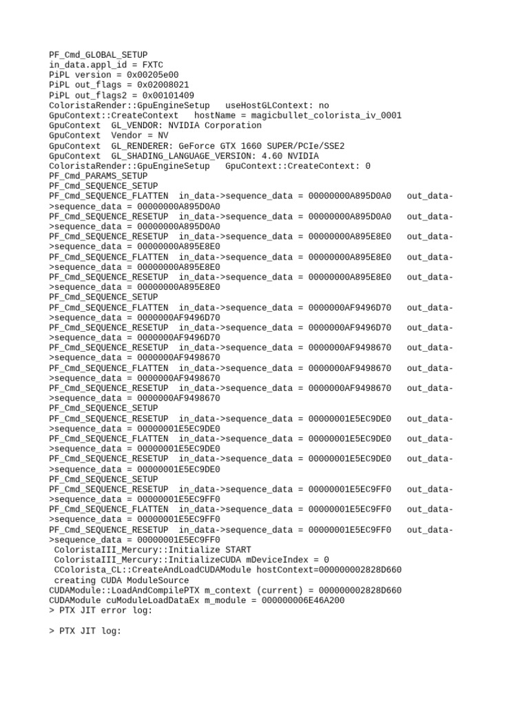 Colorista III GPU Setup and Rendering | PDF | Ibm Pc Compatibles ...