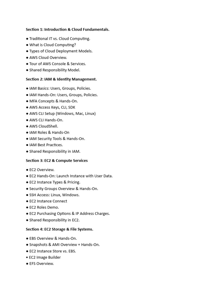 AWS Cloud Computing Fundamentals Guide | PDF | Cyberspace | Distributed ...