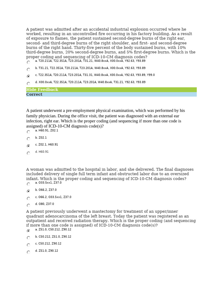 Industrial Explosion Burn Coding Guide | PDF | Chronic Obstructive ...