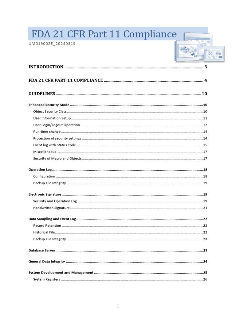 FDA 21 CFR Part 11 Compliance Guide | PDF | Identity Document | Backup