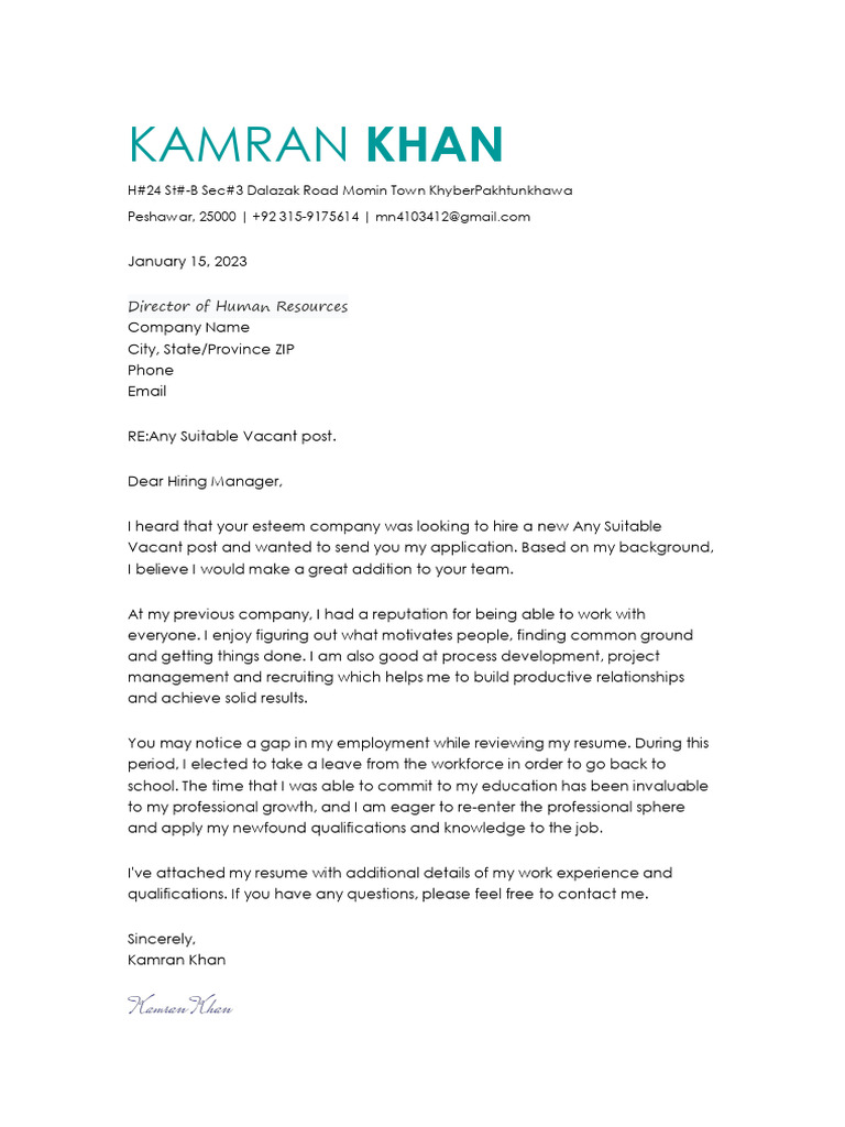 Job Application for Any Position | PDF