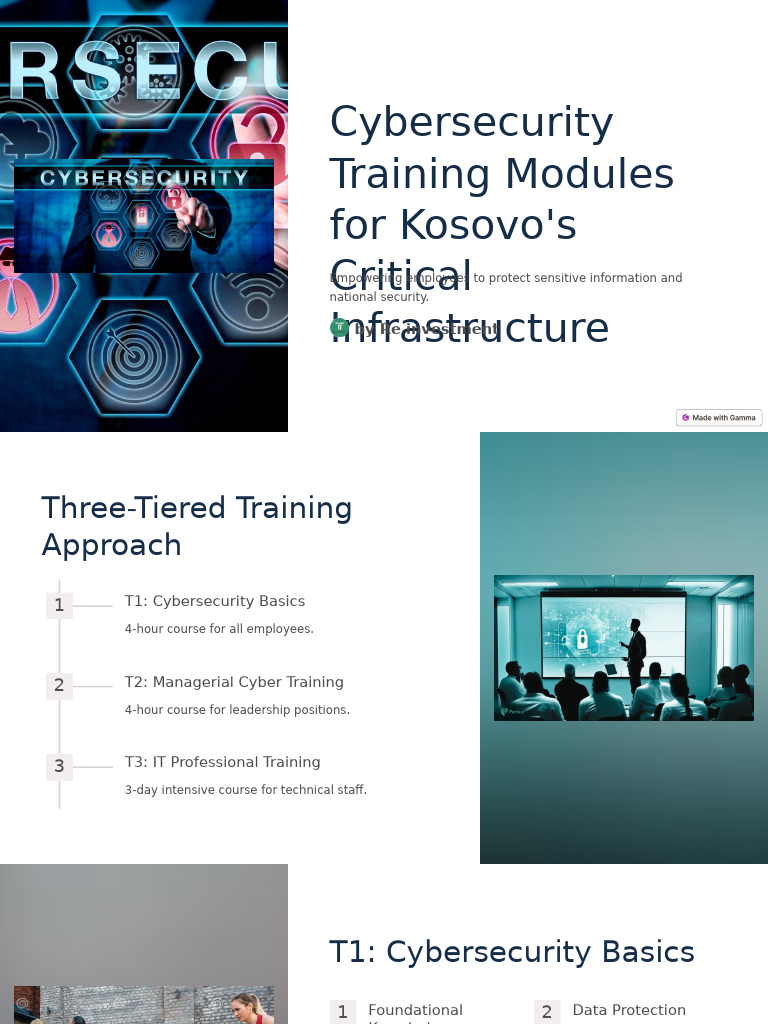 Cybersecurity Training Modules For Kosovos Critical Infrastructure ...