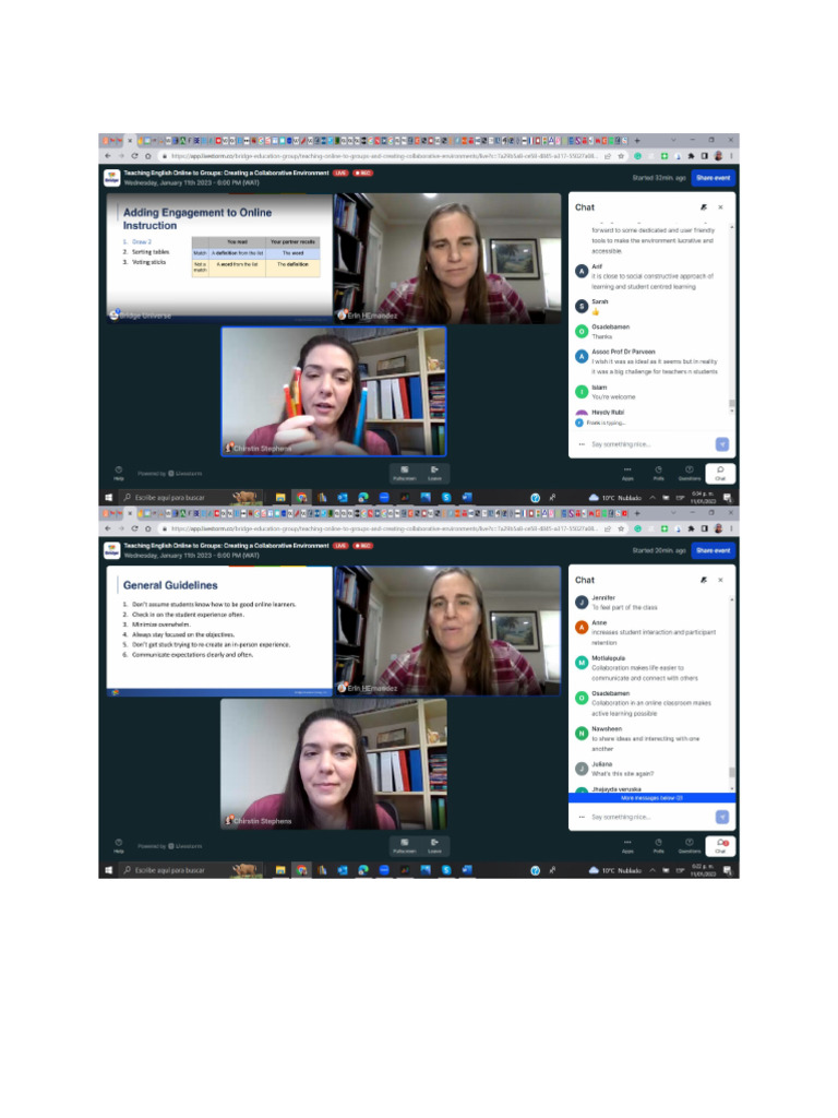 ESL Teaching English Online To Groups Creating A Collaborative ...
