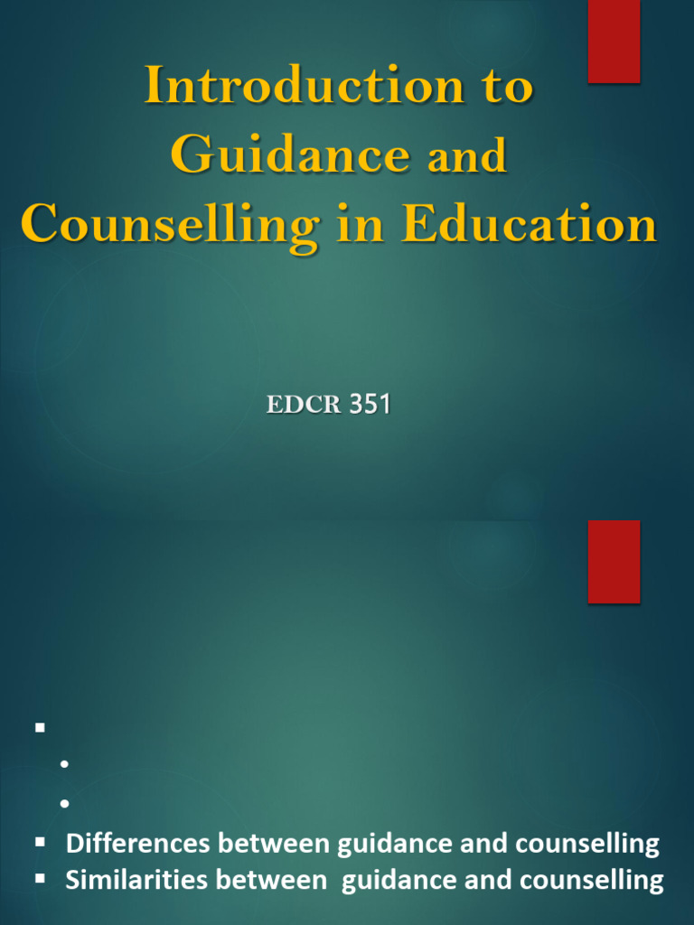 Understanding Guidance and Counselling | PDF | Psychological Testing ...