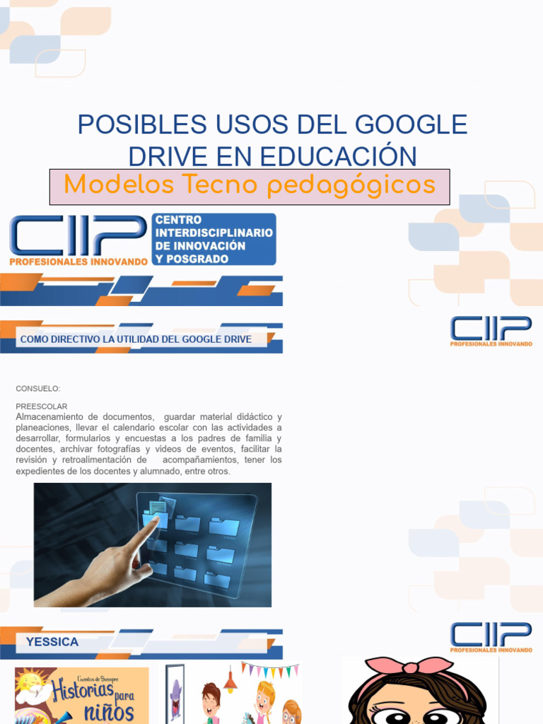 Usos de Google Drive en Educación | PDF | Enseñando | Maestros