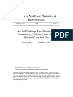 Studies in Nonlinear Dynamics & Econometrics