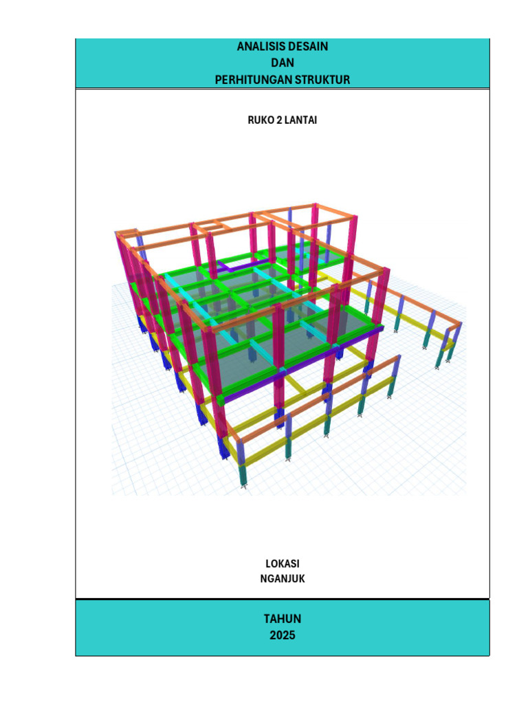 Analisis Struktur Ruko 2 Lantai Nganjuk | PDF