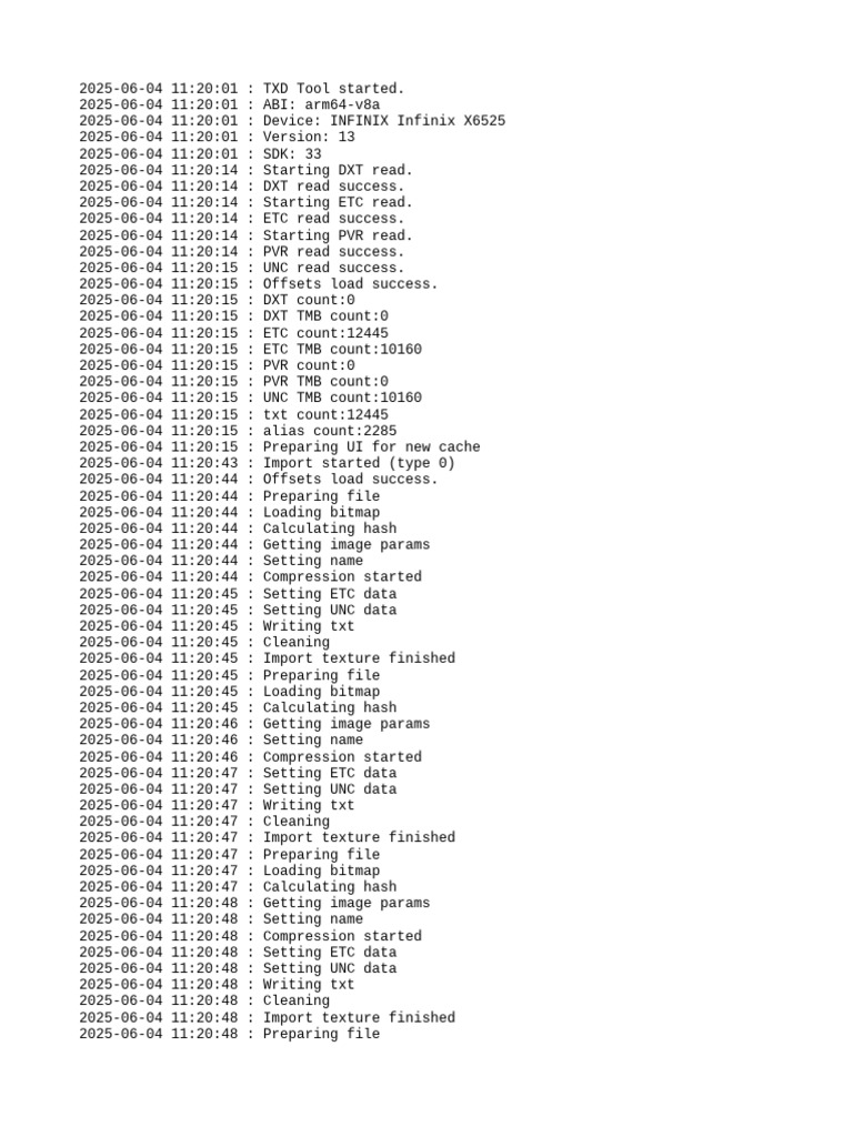 Log | PDF | Texture Mapping | Text File