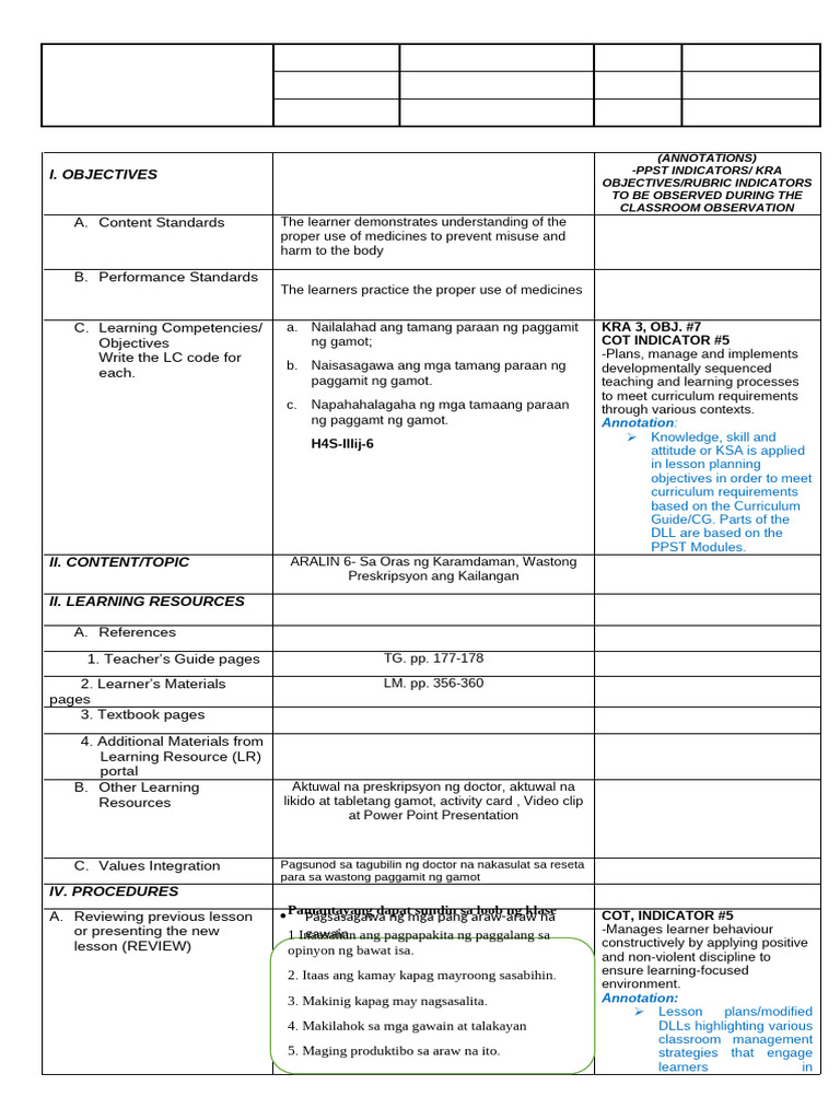HEALTH 3rd Quarter CO1 Final | PDF