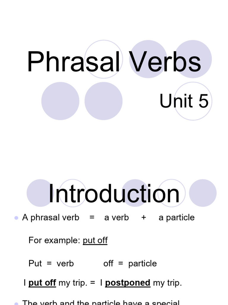 Understanding Phrasal Verbs Explained | PDF | Verb | Object (Grammar)