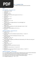 Basic Mathematics Questions and Answers | PDF | Area | Pi