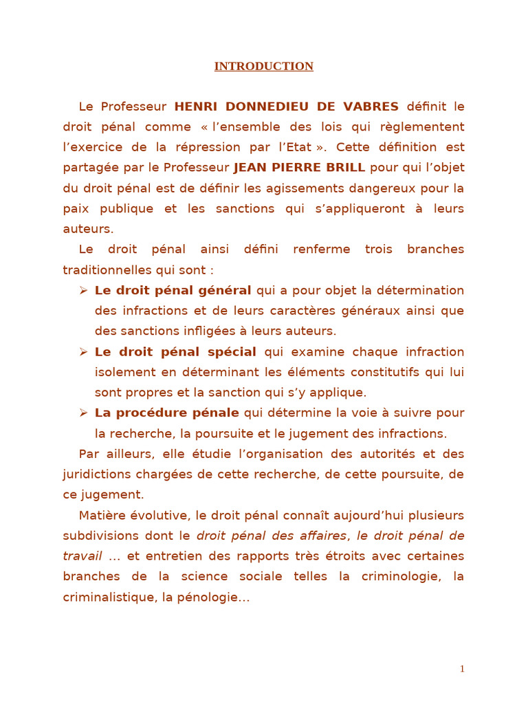 Comprendre le Droit Pénal Ivoirien | PDF | Crimes | Crime et violence