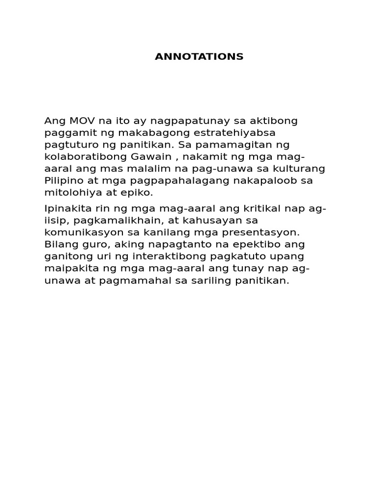 Annotations '25 | PDF