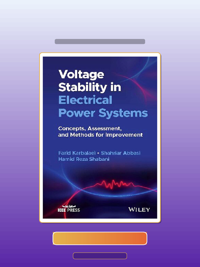 Complete Voltage Stability in Electrical Power Systes 1st Edition HQ ...